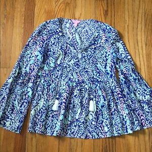 Lilly pulitzer kahli top xs